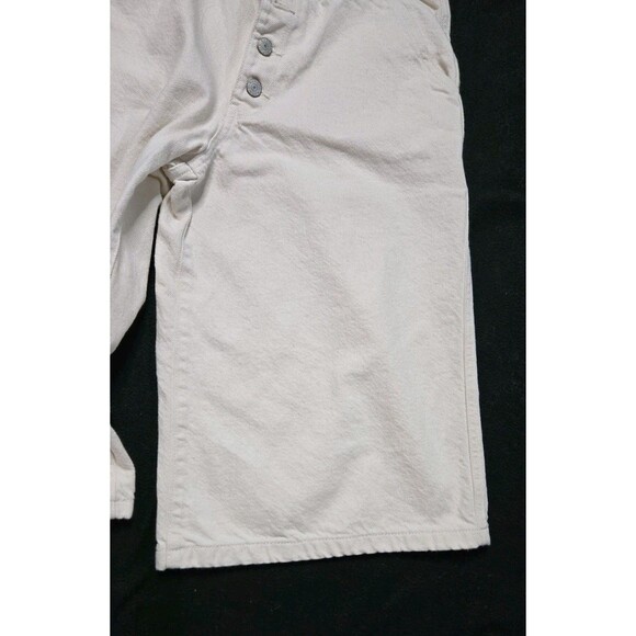 Banana Republic White High-Rise Wide-Leg Crop Jeans Size 8 29x17 - Picture 4 of 14